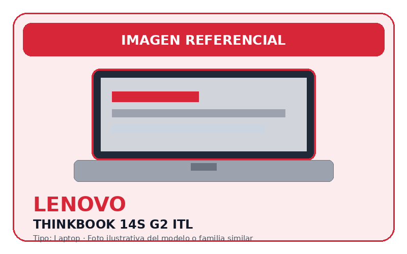 Foto referencial THINKBOOK 14S G2 ITL